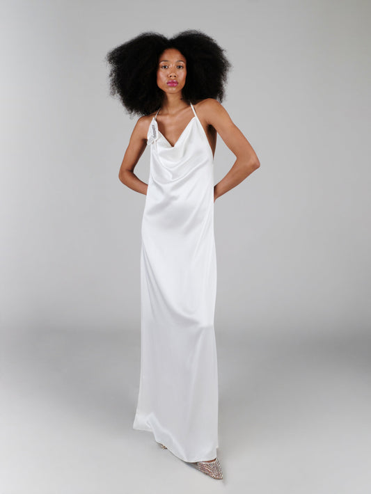 Rachel Dress Lucent White