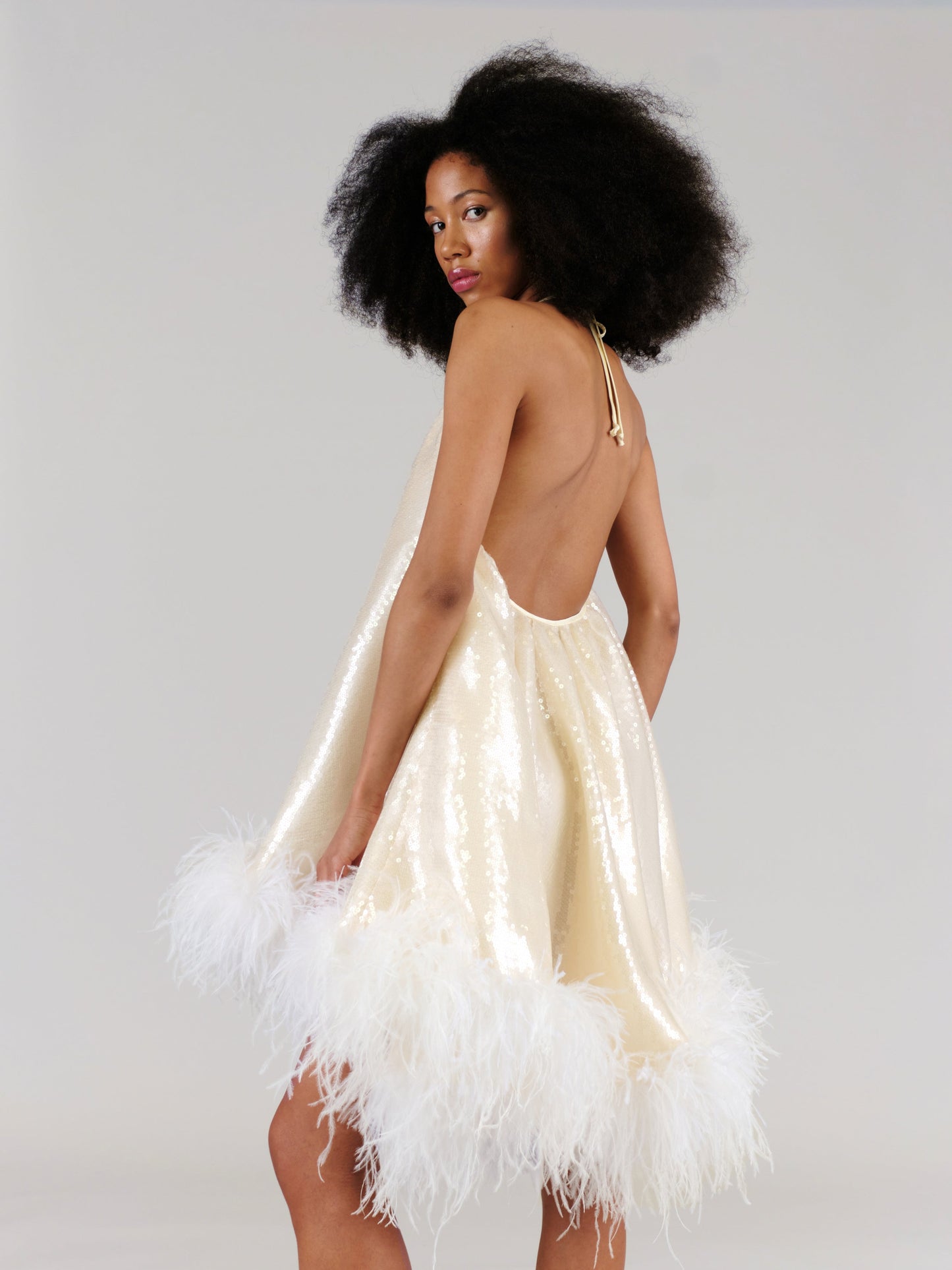 Georgia Dress Sparkling Champagne