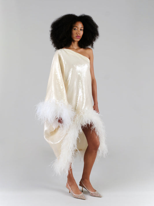 Nina Dress Sparkling Champagne