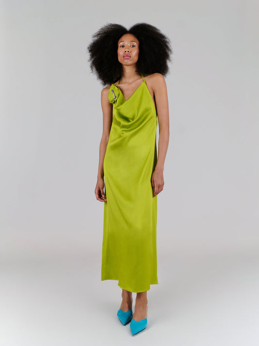 Rachel Dress Salted Green