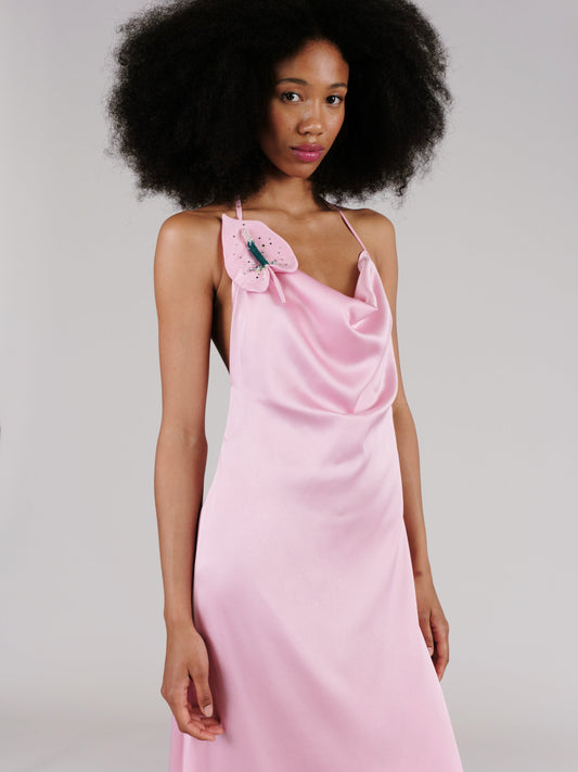 Rachel Dress Crystal Pink