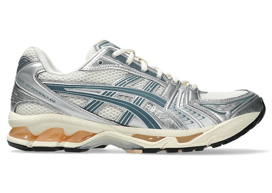 ASICS Gel-Kayano 14 Birch Pure Silver Teal Gold