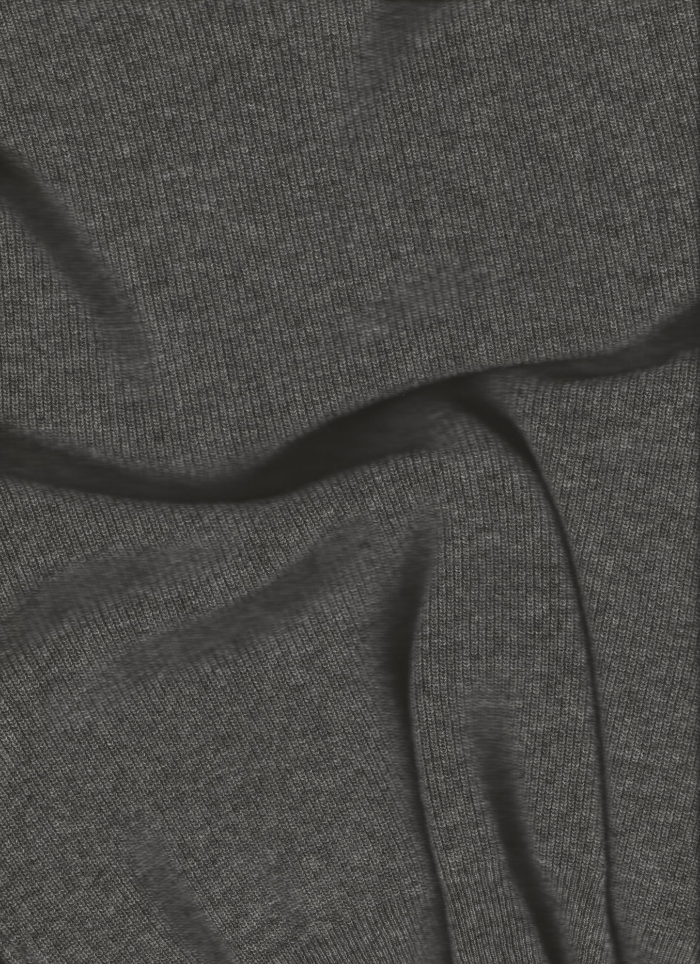 Cashmere Mix Red Ribbed Beanie