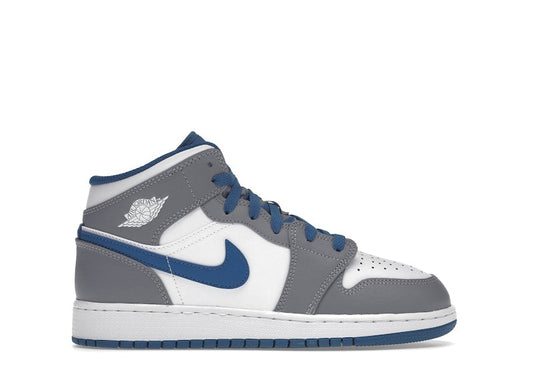 Jordan 1 Mid True Blue Cement (GS) (Special)