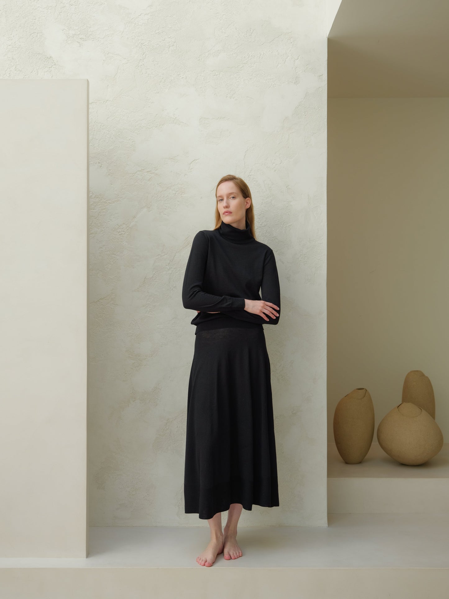 Extra Fine Merino Wool Turtleneck Sweater