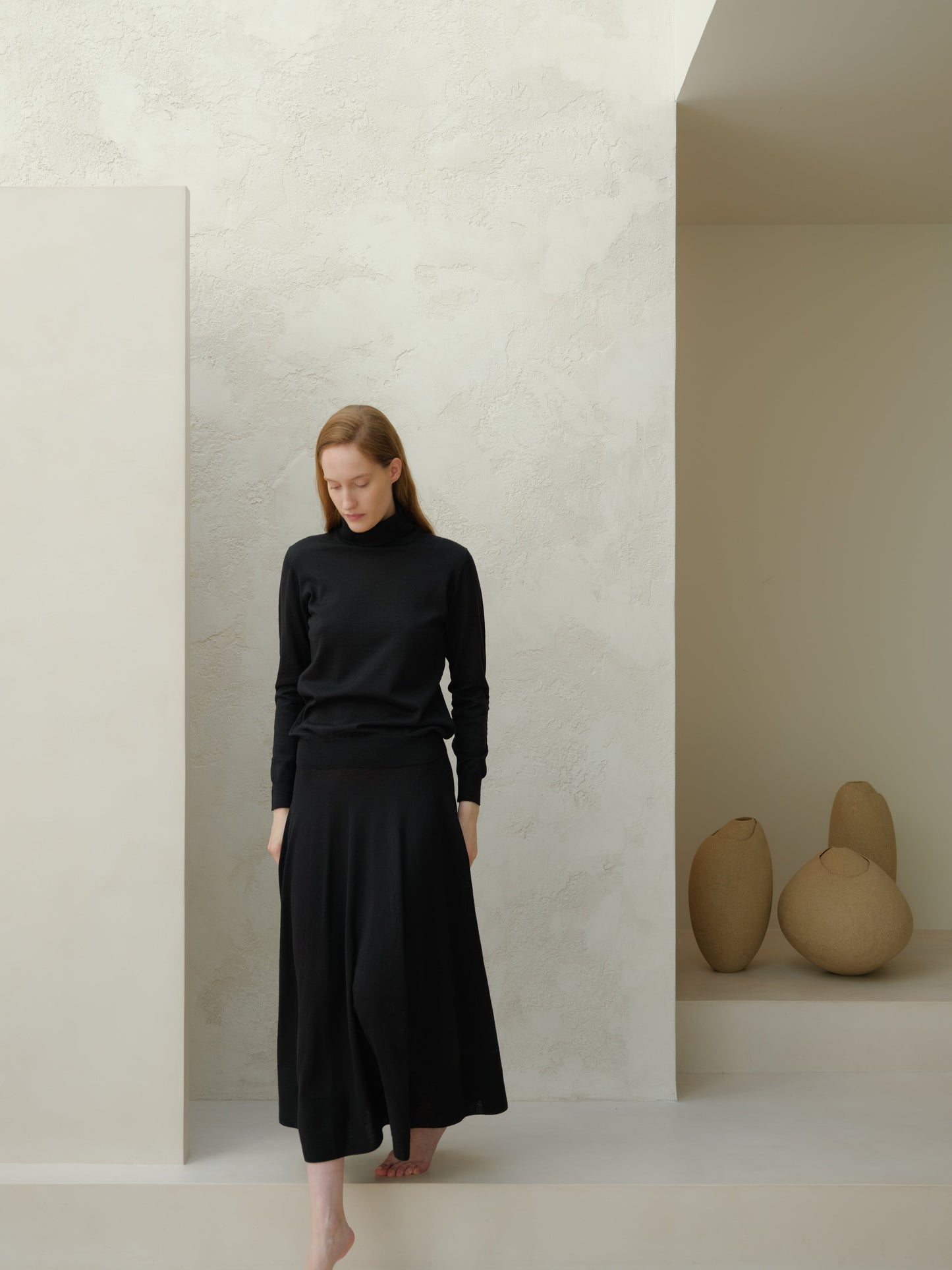 Extra Fine Merino Wool Turtleneck Sweater