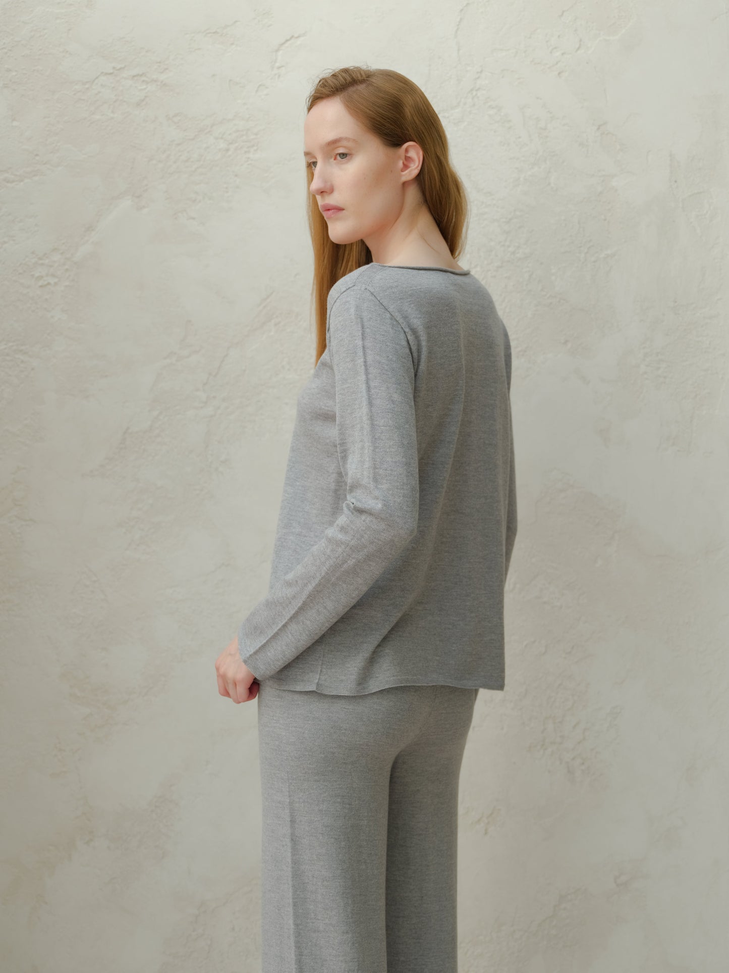 Extra Fine Merino Wool Boatneck Sweater (3D-Knit)