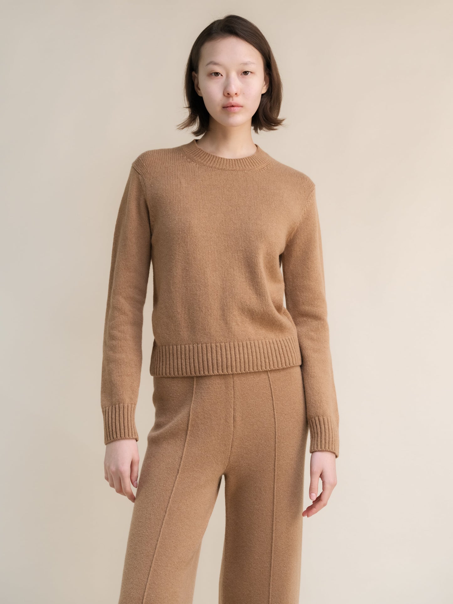 Cashmere Mix Crewneck Sweater
