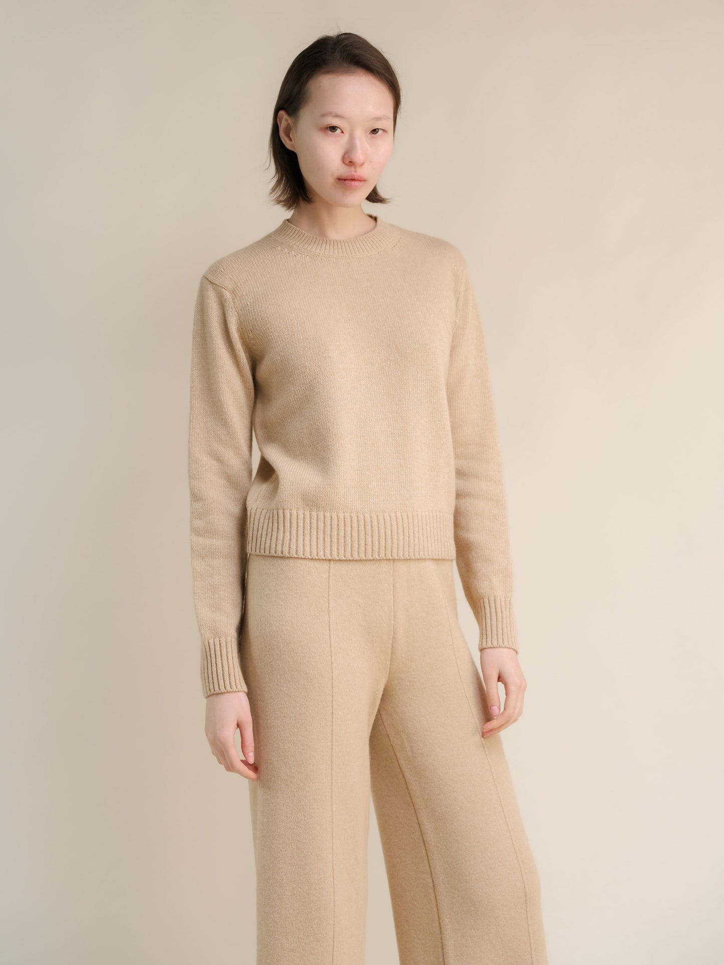 Cashmere Mix Crewneck Sweater