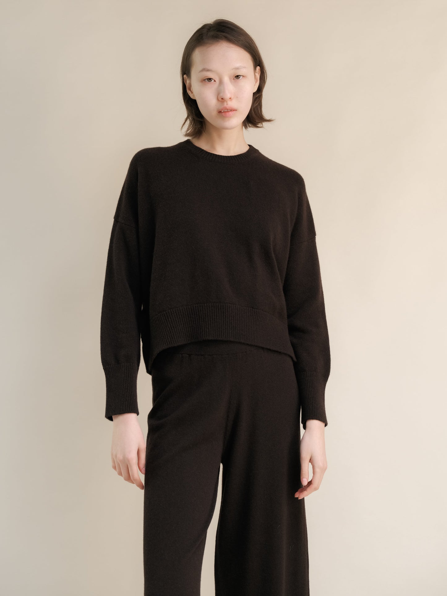 Cashmere Mix Crewneck Sweater