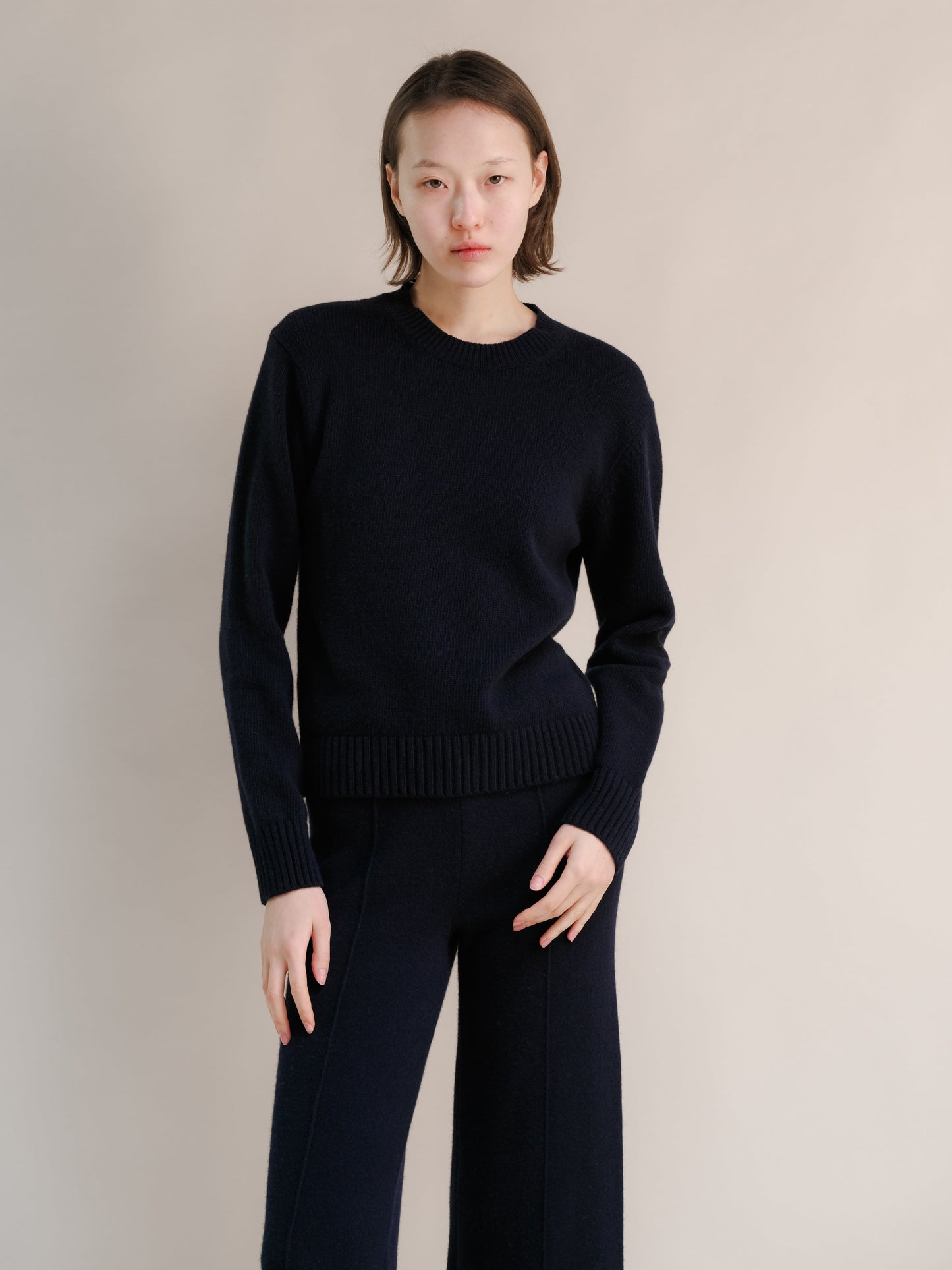 Cashmere Mix Crewneck Sweater