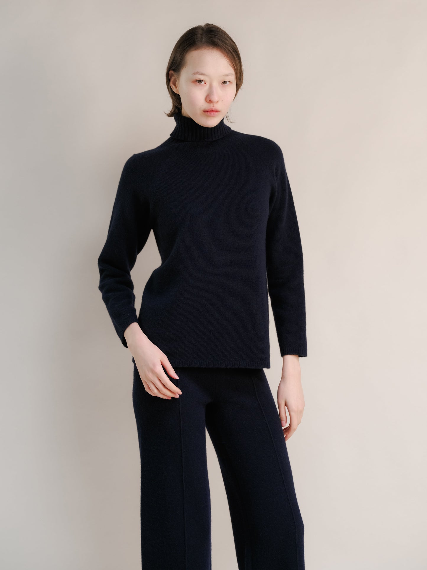 Cashmere Mix Turtleneck Sweater (3D-Knit)