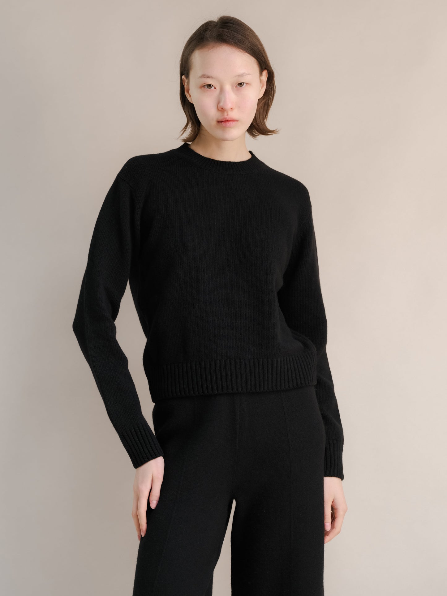 Cashmere Mix Crewneck Sweater