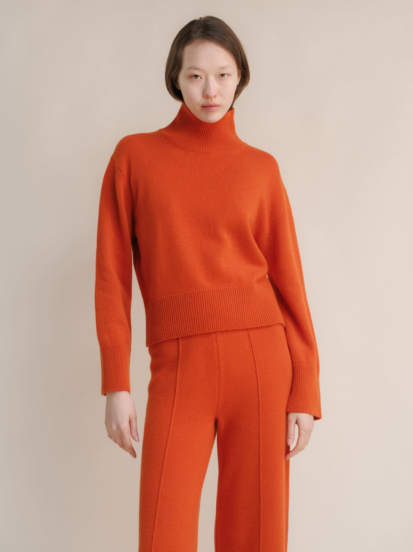 Cashmere Mix Turtleneck Sweater