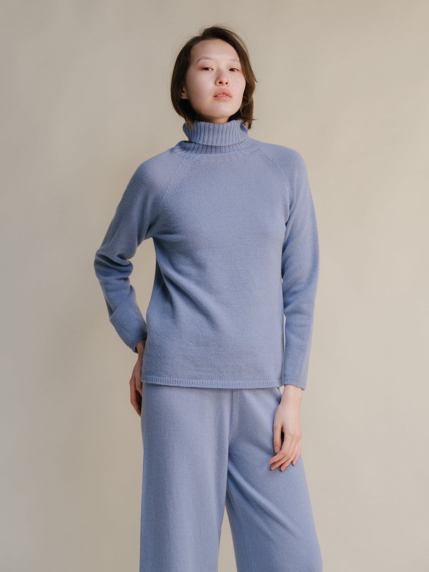 Cashmere Mix Turtleneck Sweater (3D-Knit)