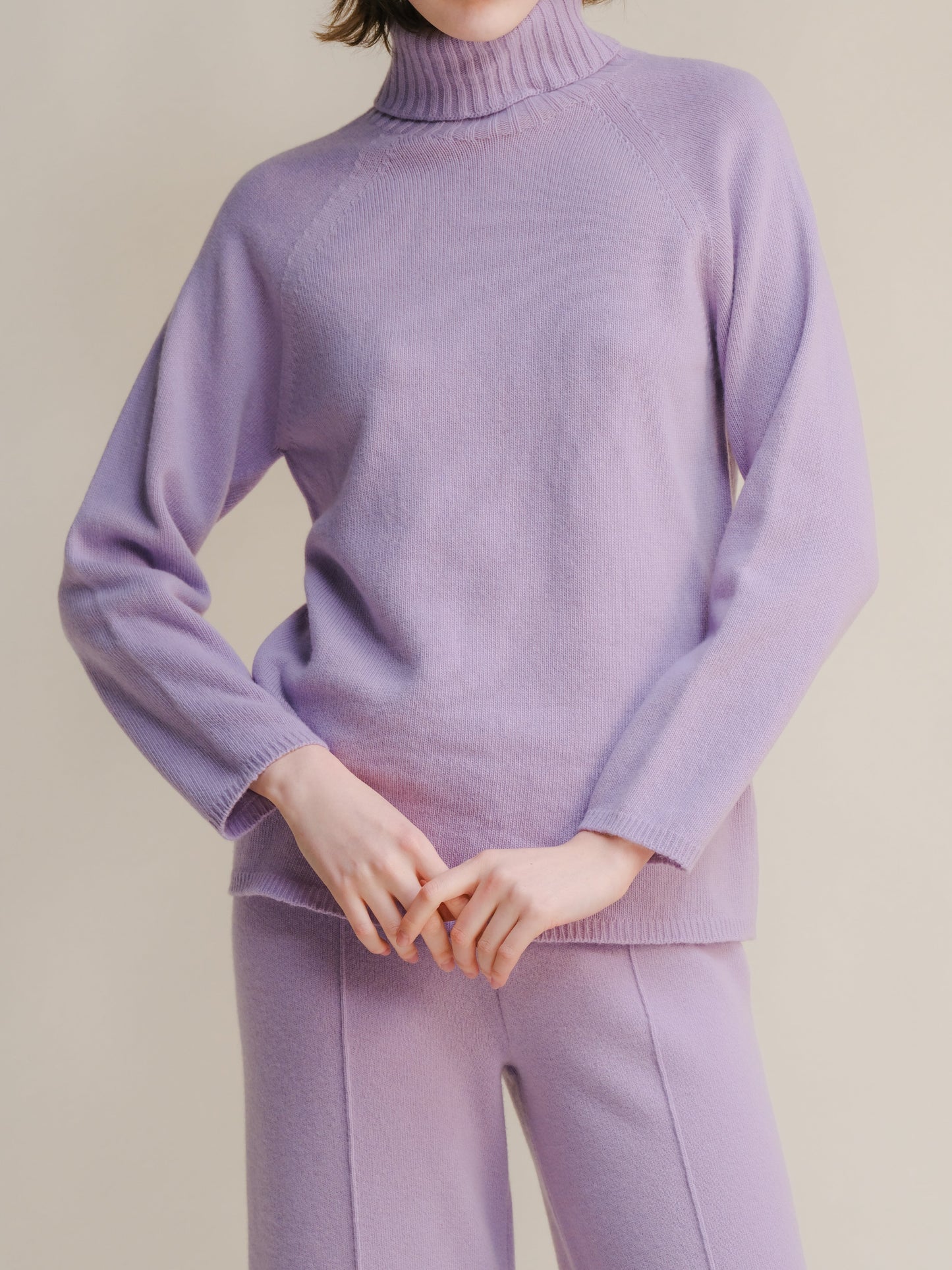 Cashmere Mix Turtleneck Sweater (3D-Knit)