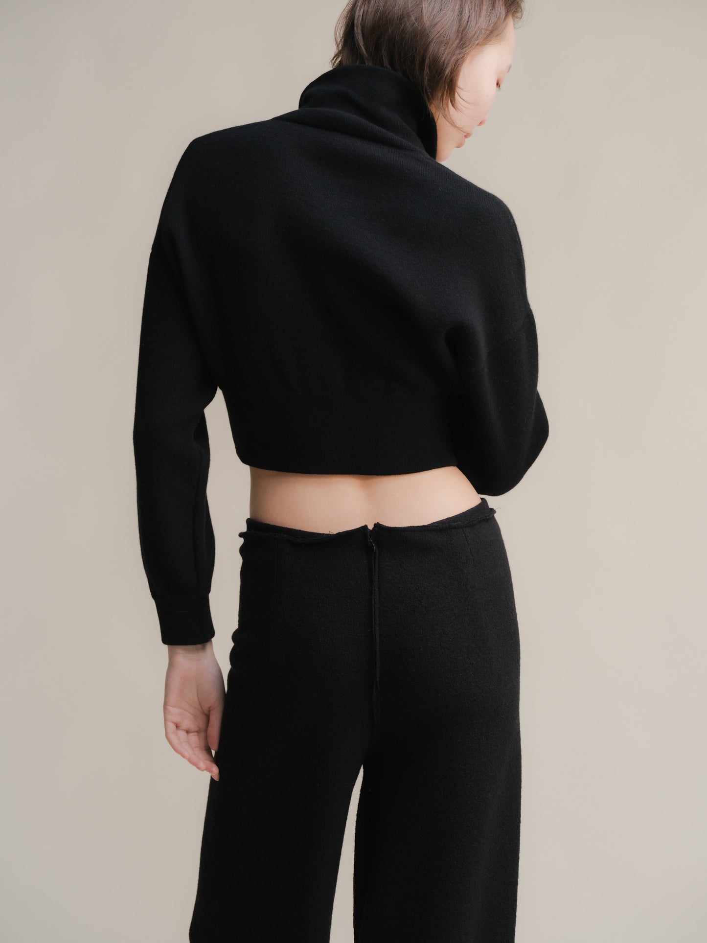 Lambswool Cropped Polo