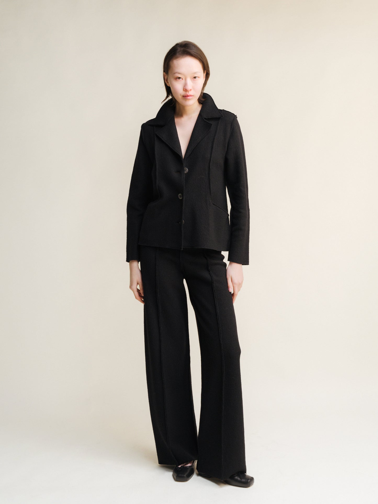 Boiled Wool Bar-Jacket