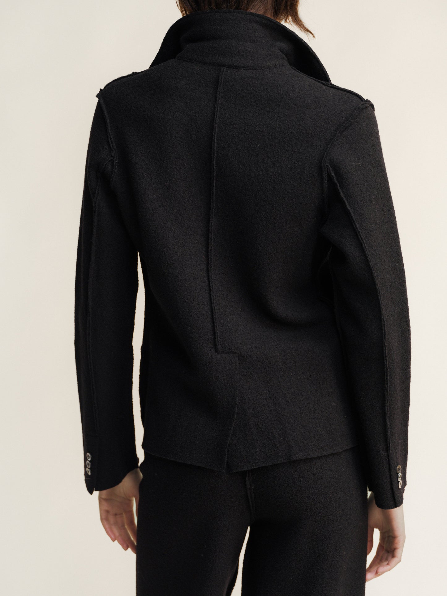 Boiled Wool Bar-Jacket