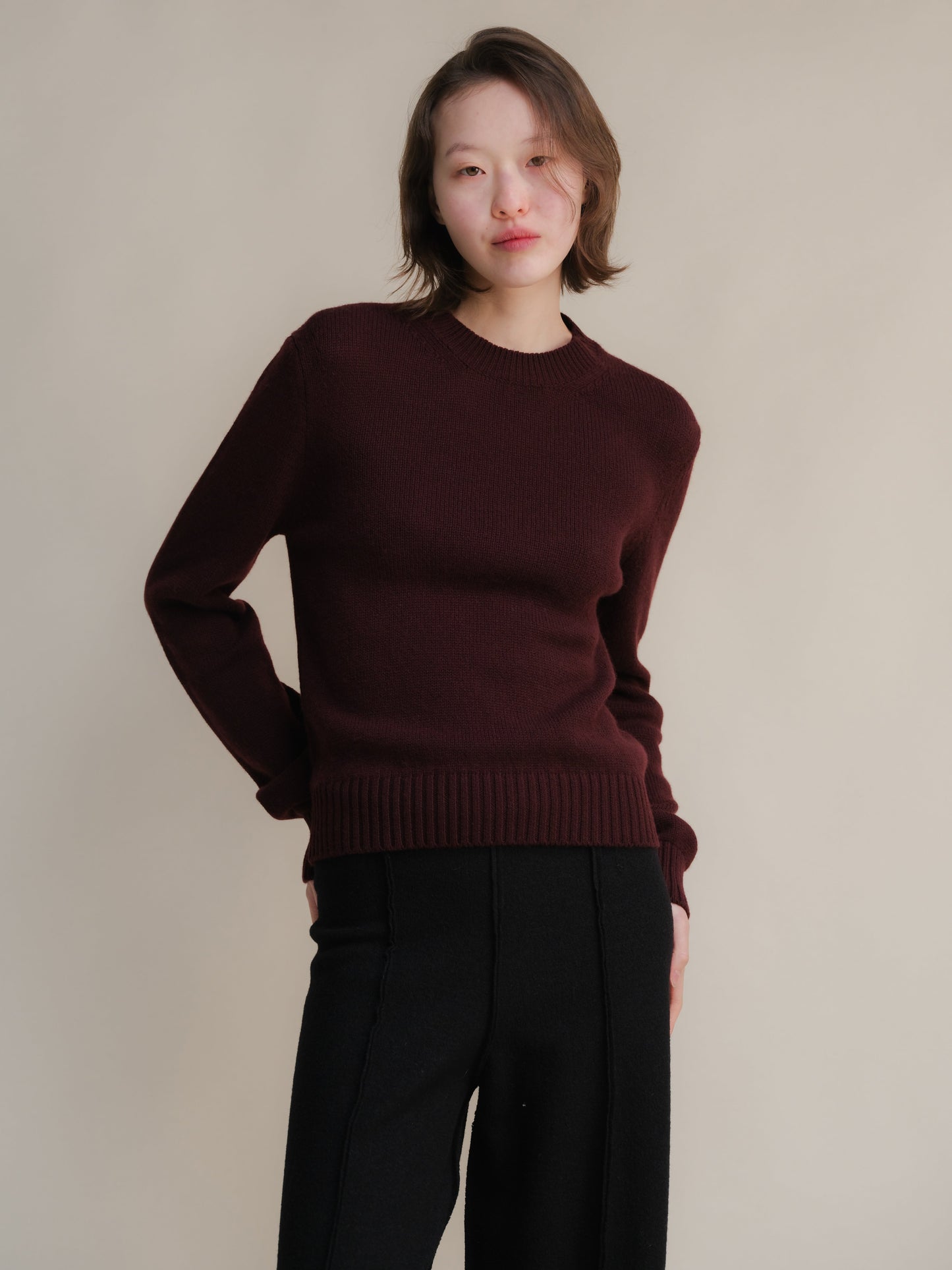 Pure Cashmere Crewneck Sweater