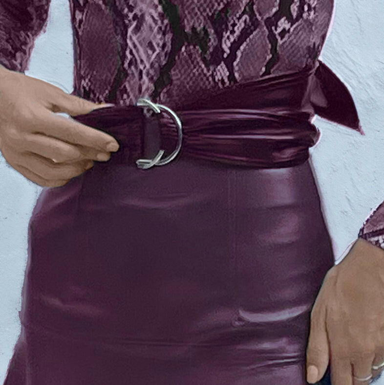 Cintura Fusciacca Bordeaux