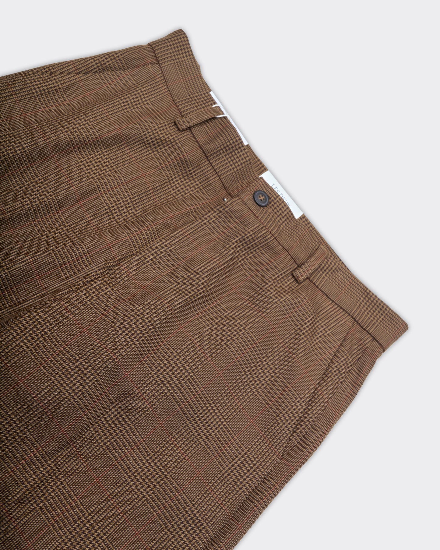 Pantalone Sartoriale Randall Houndstooth Marrone