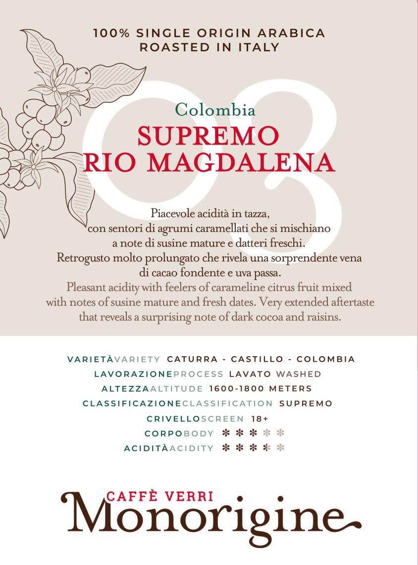 Monorigine | Colombia Rio Magdalena | 250gr