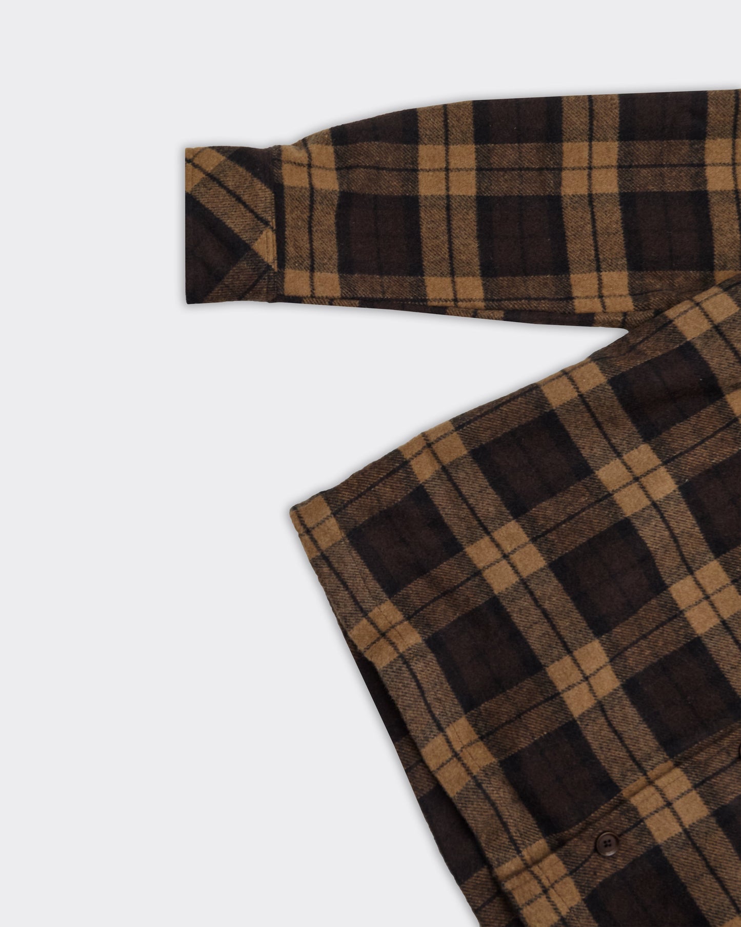 Overshirt Sacastor Check Marrone/Nera