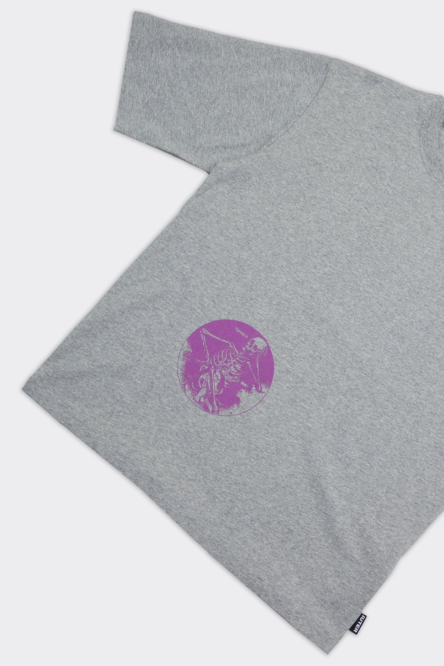 T-Shirt Time Flies Grigia