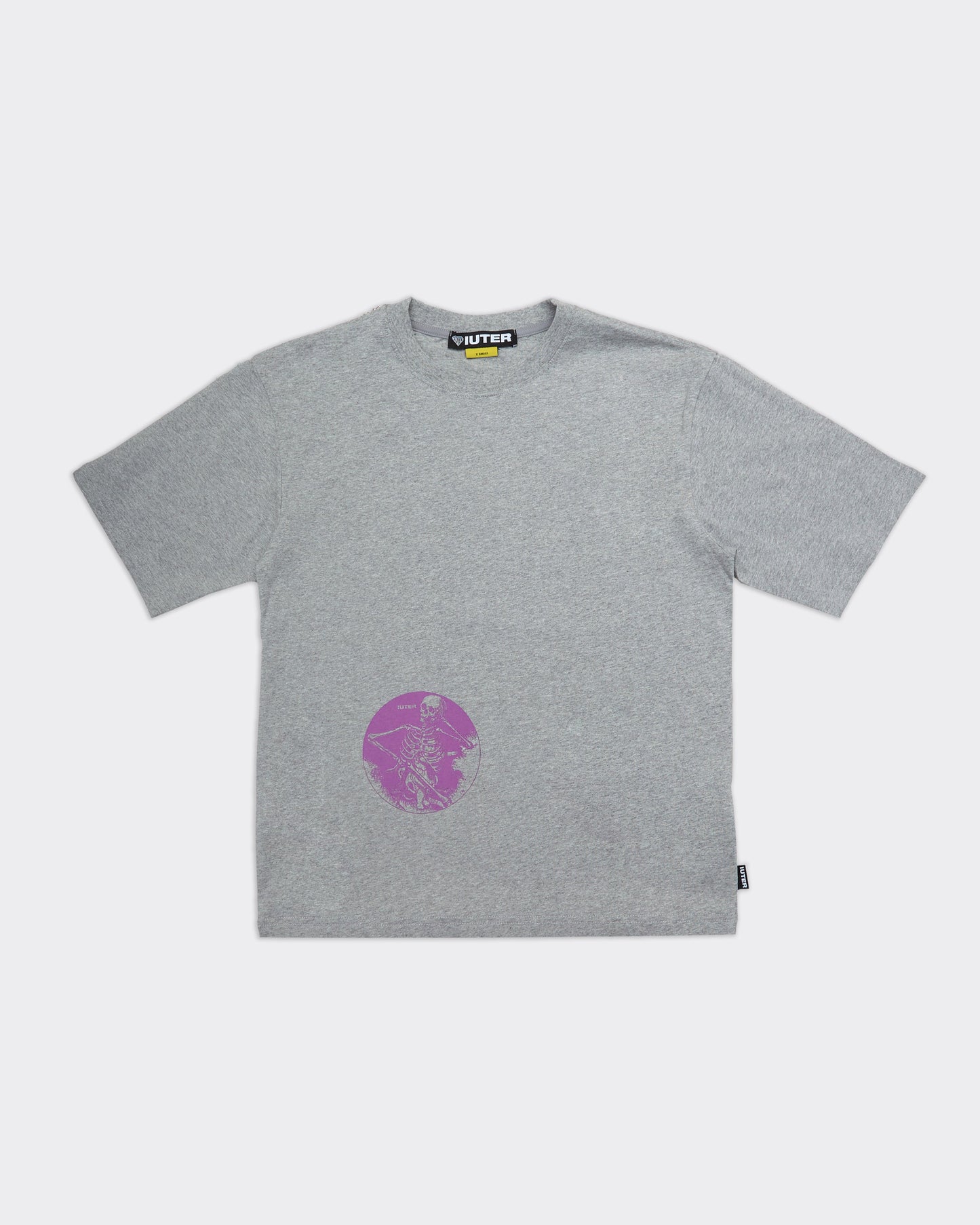 T-Shirt Time Flies Grigia