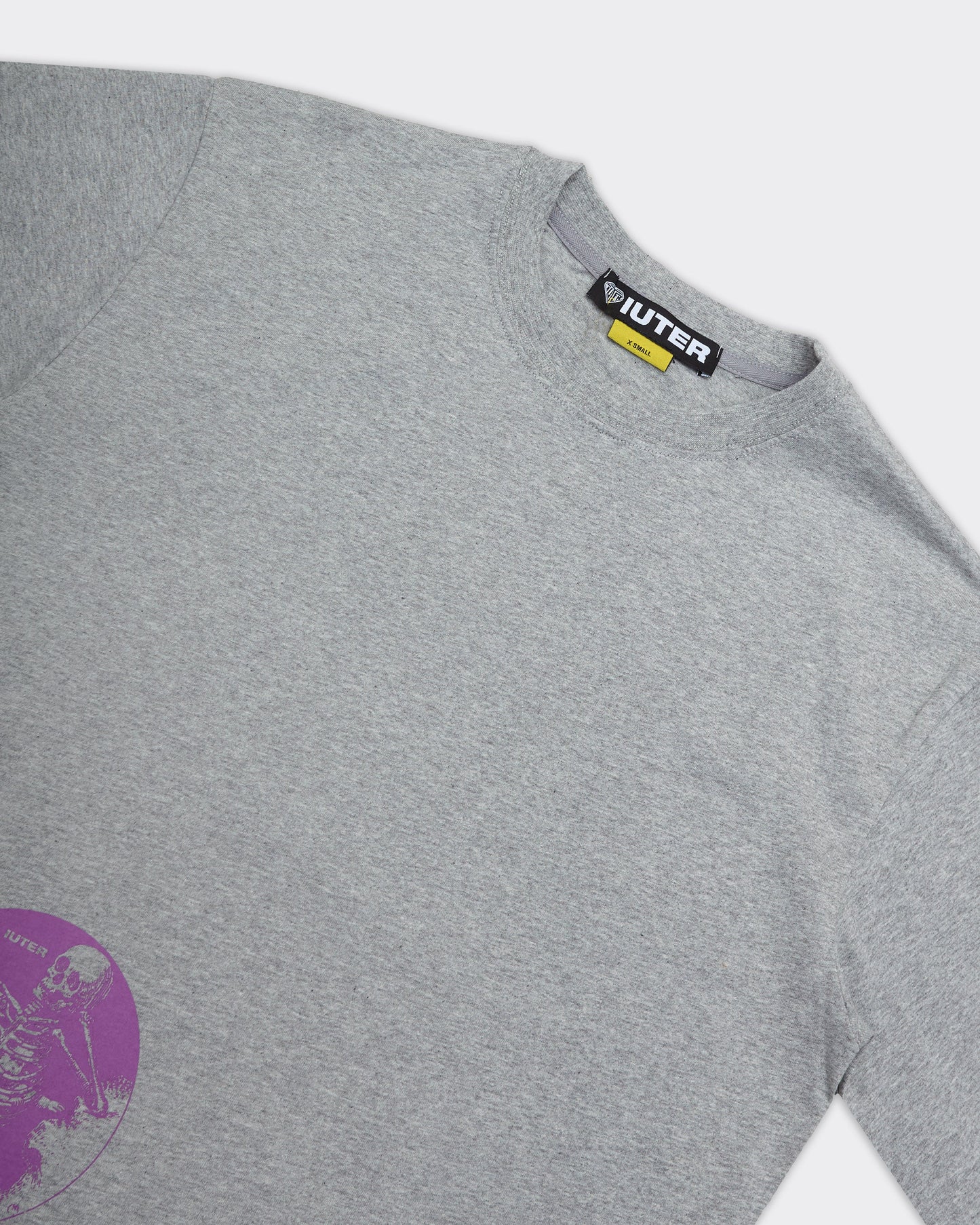 T-Shirt Time Flies Grigia