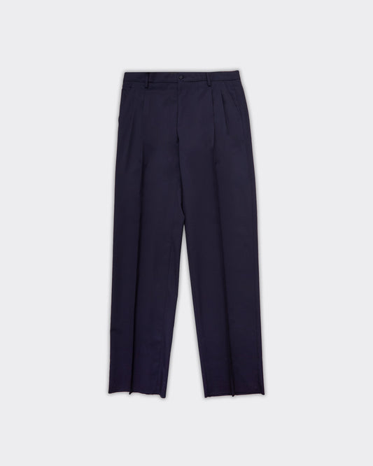 Pantalone Sartoriale Relax Fit Blu