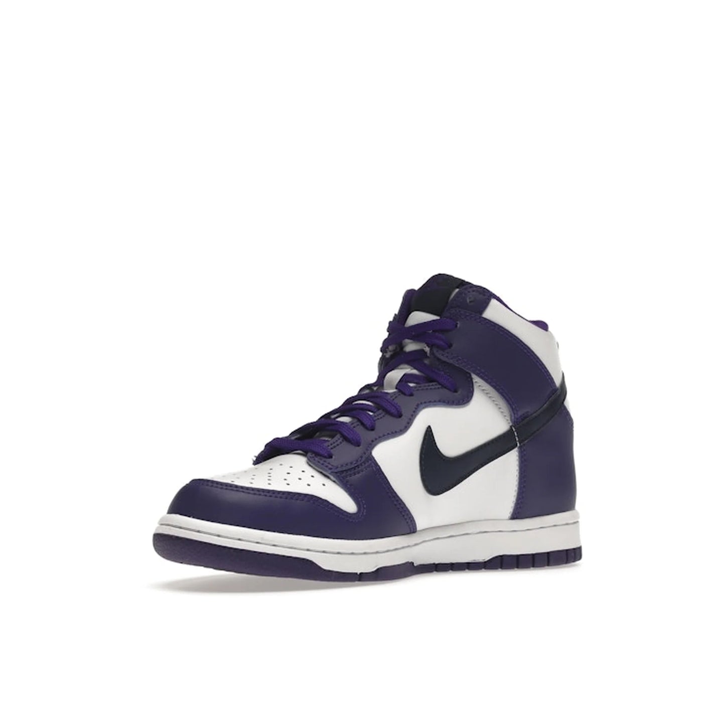 Nike Dunk High GS White Midnight Navy Electro Purple (GS)