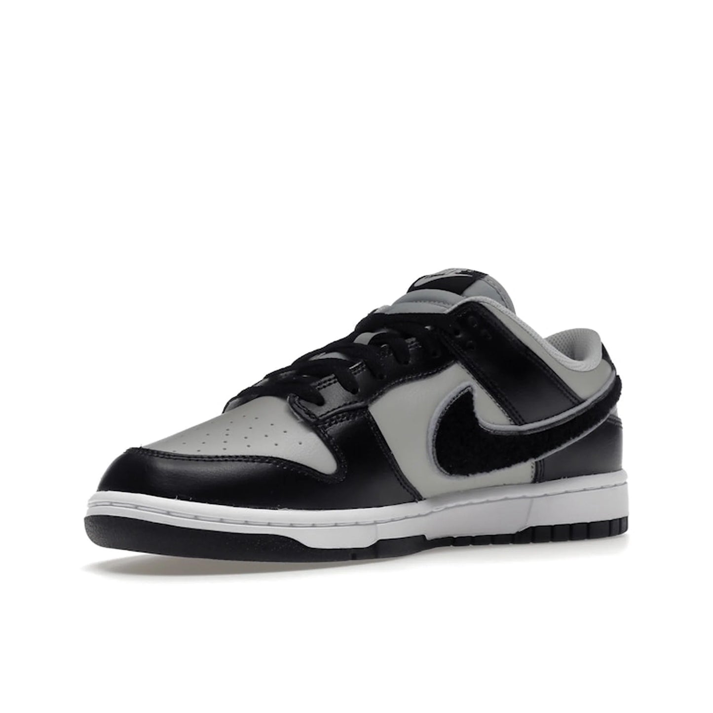 Nike Dunk Low Chenille Swoosh Black Grey