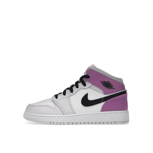 Jordan 1 Mid Barely Grape (GS)