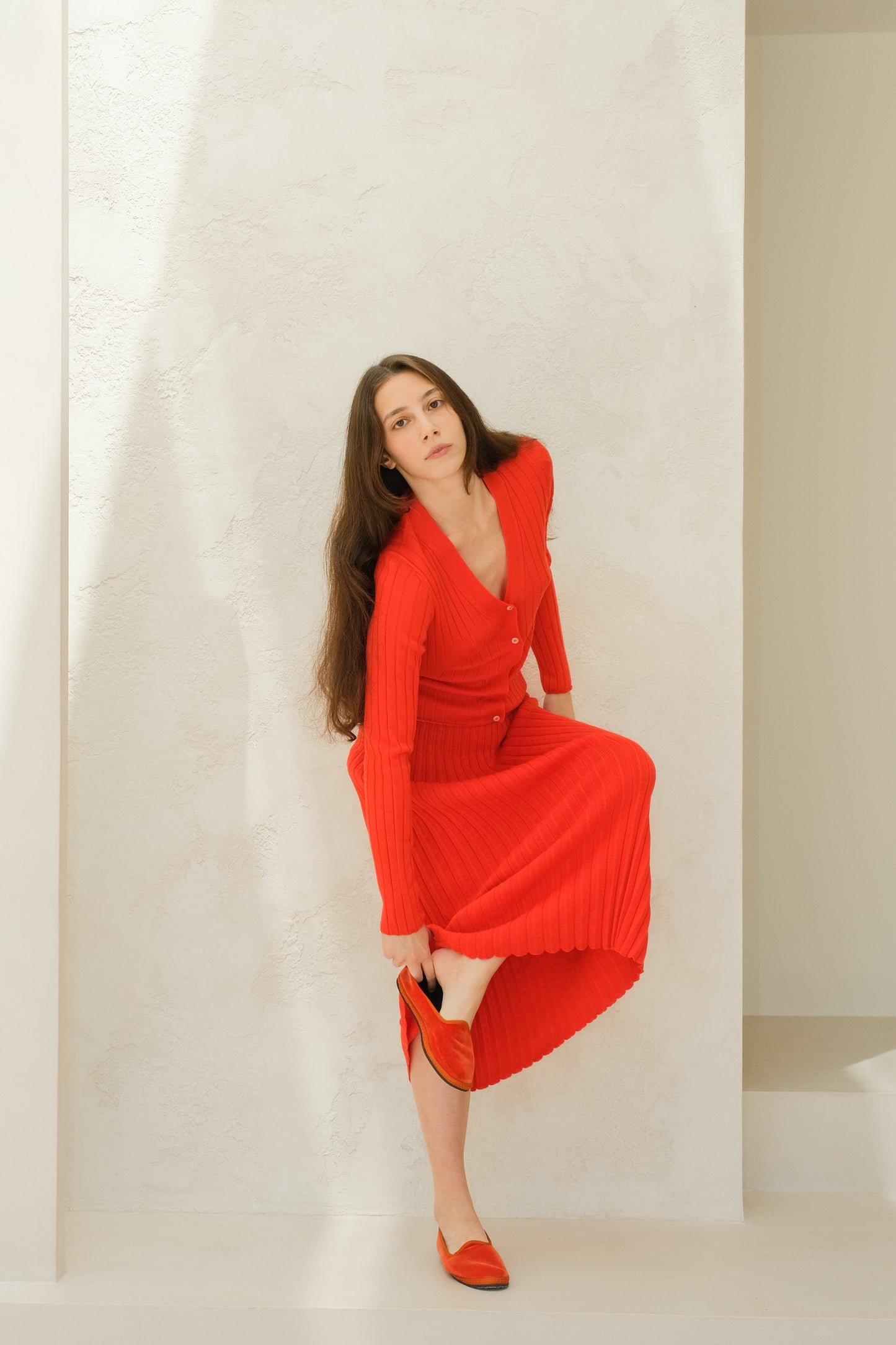 Extra Fine Merino Wool V Neck Cardigan