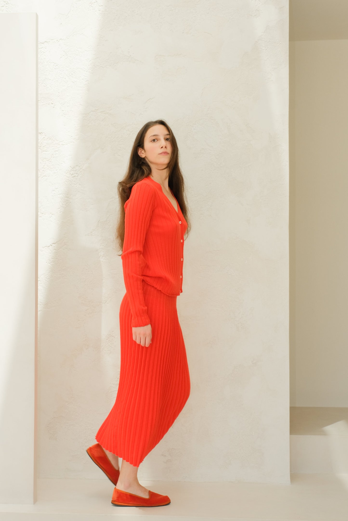 Extra Fine Merino Wool V Neck Cardigan