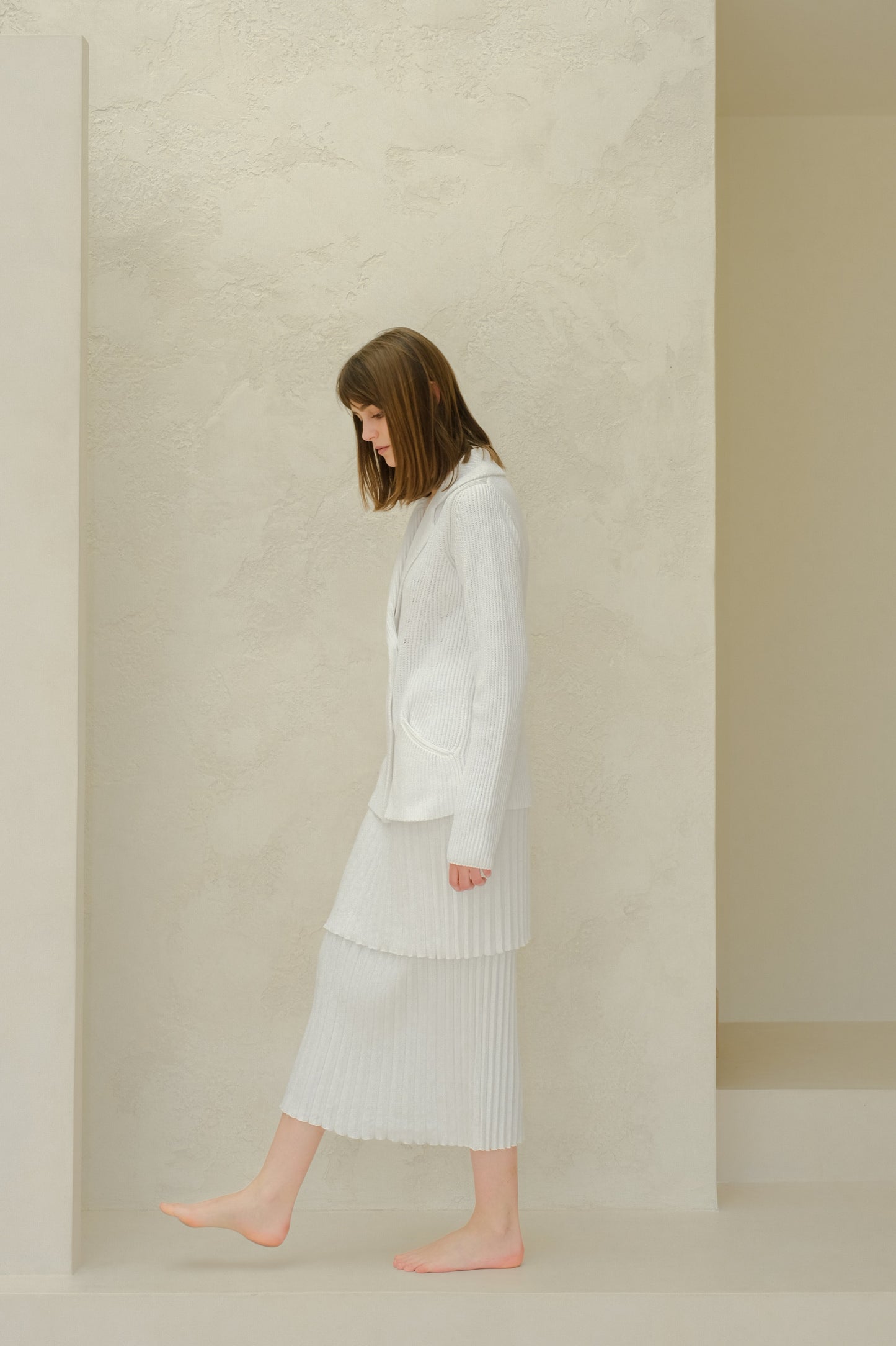 Fine Cotton Double Breasted Jacket