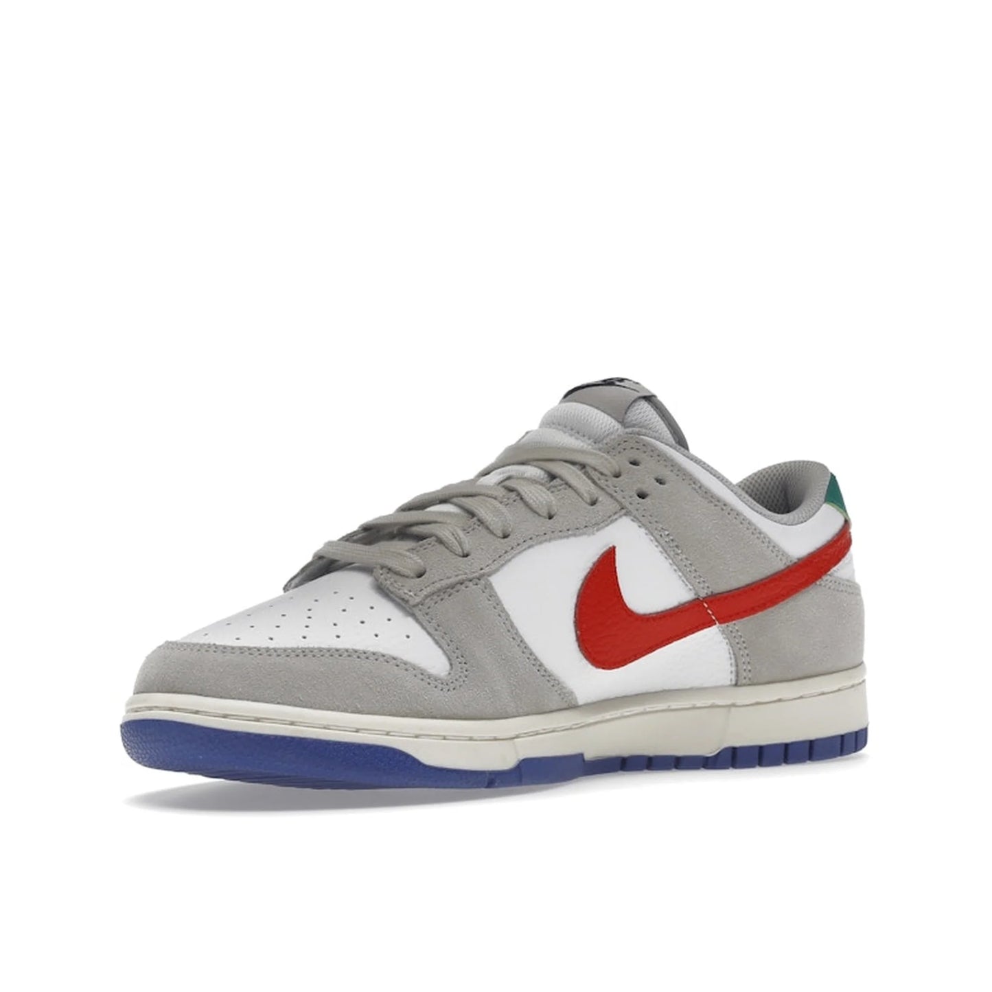 Nike Dunk Low Light Iron Ore Red Blue