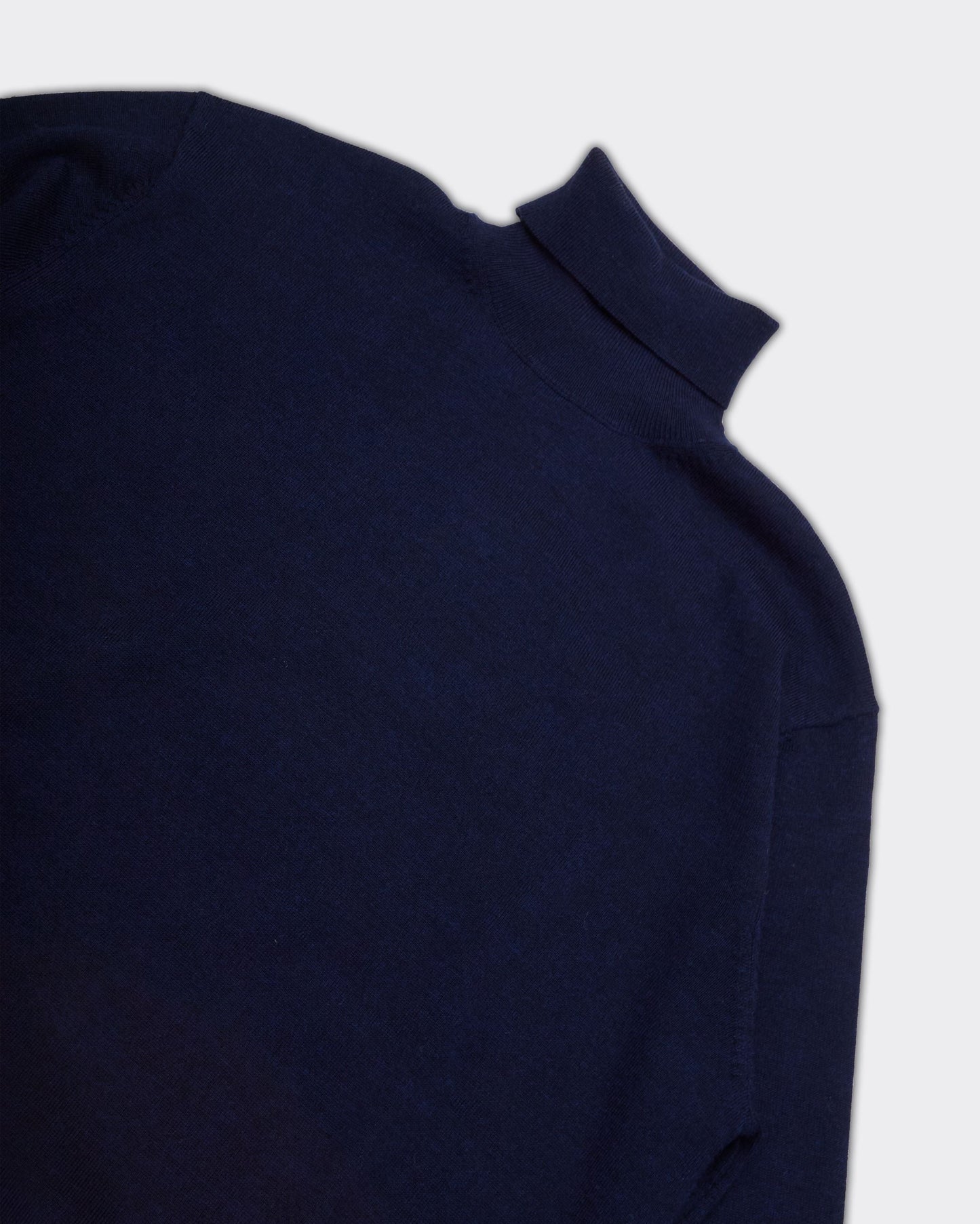 Maglia High Neck Blue Navy