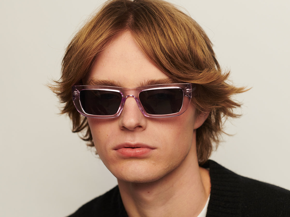 Occhiale da Sole Fame Transparent Lilla