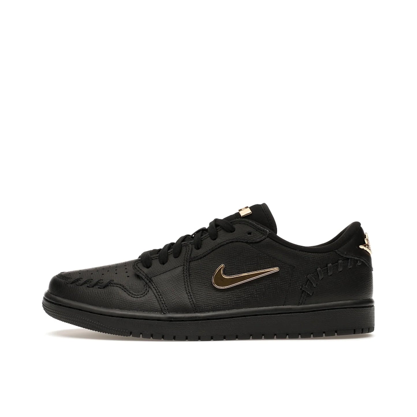 Jordan 1 Low Method of Make Black Metallic Gold (Women's)