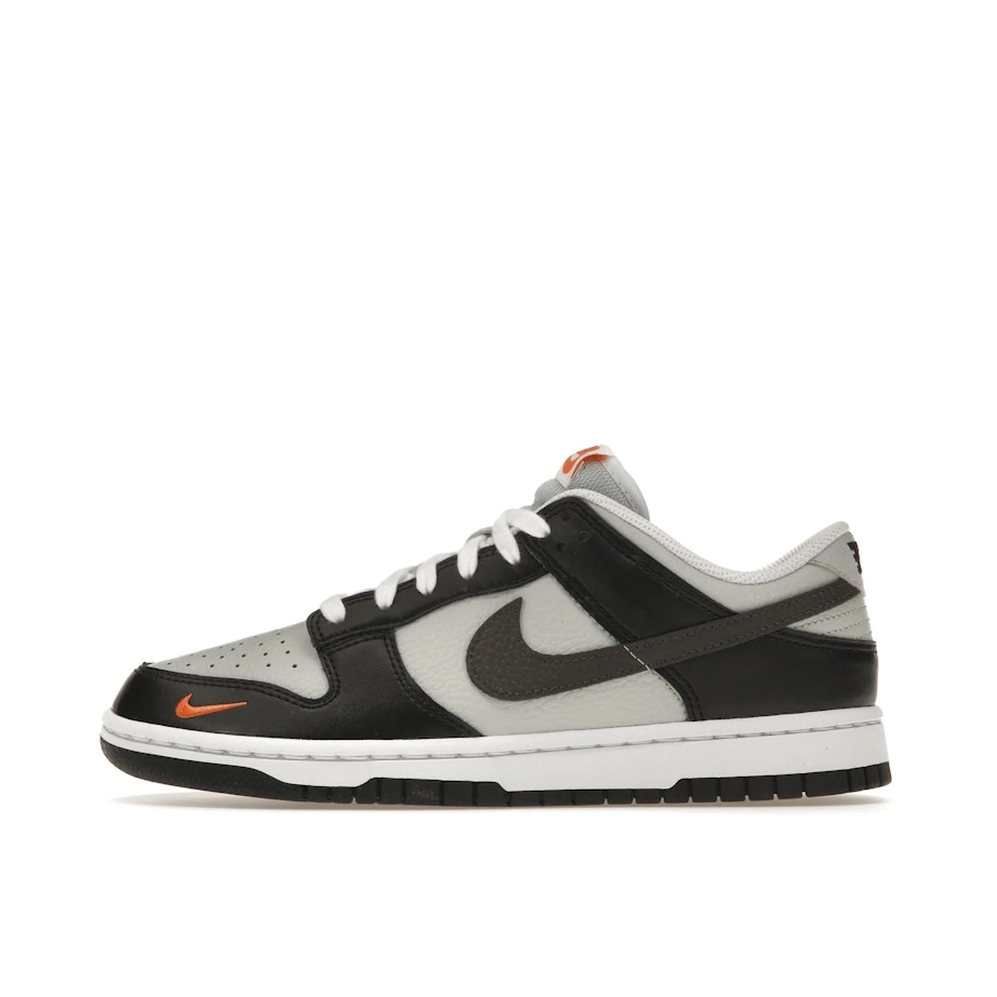 Nike Dunk Low Black Total Orange Mini Swoosh