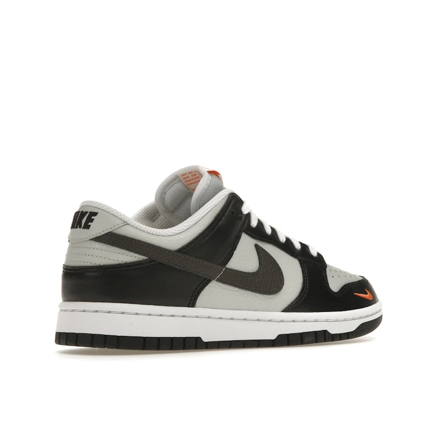 Nike Dunk Low Black Total Orange Mini Swoosh