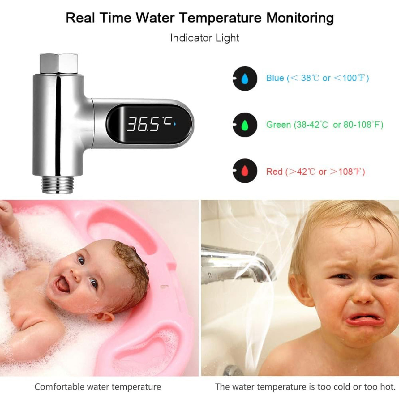 Digital Faucet Temperature Monitor