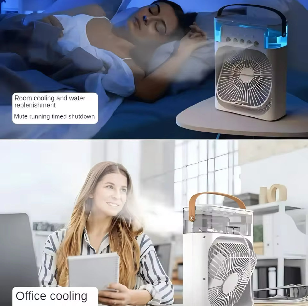 Portable Noiseless Air Conditioner Fan