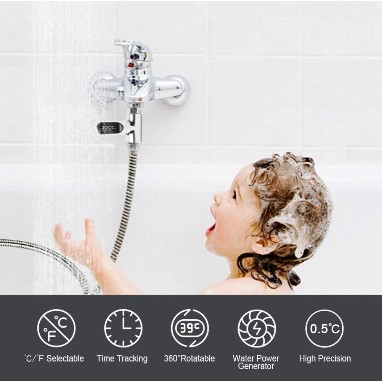 Digital Faucet Temperature Monitor