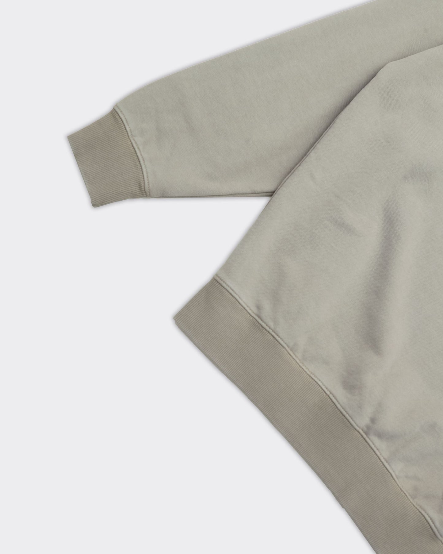 Crewneck Distressed Stamp Grigia