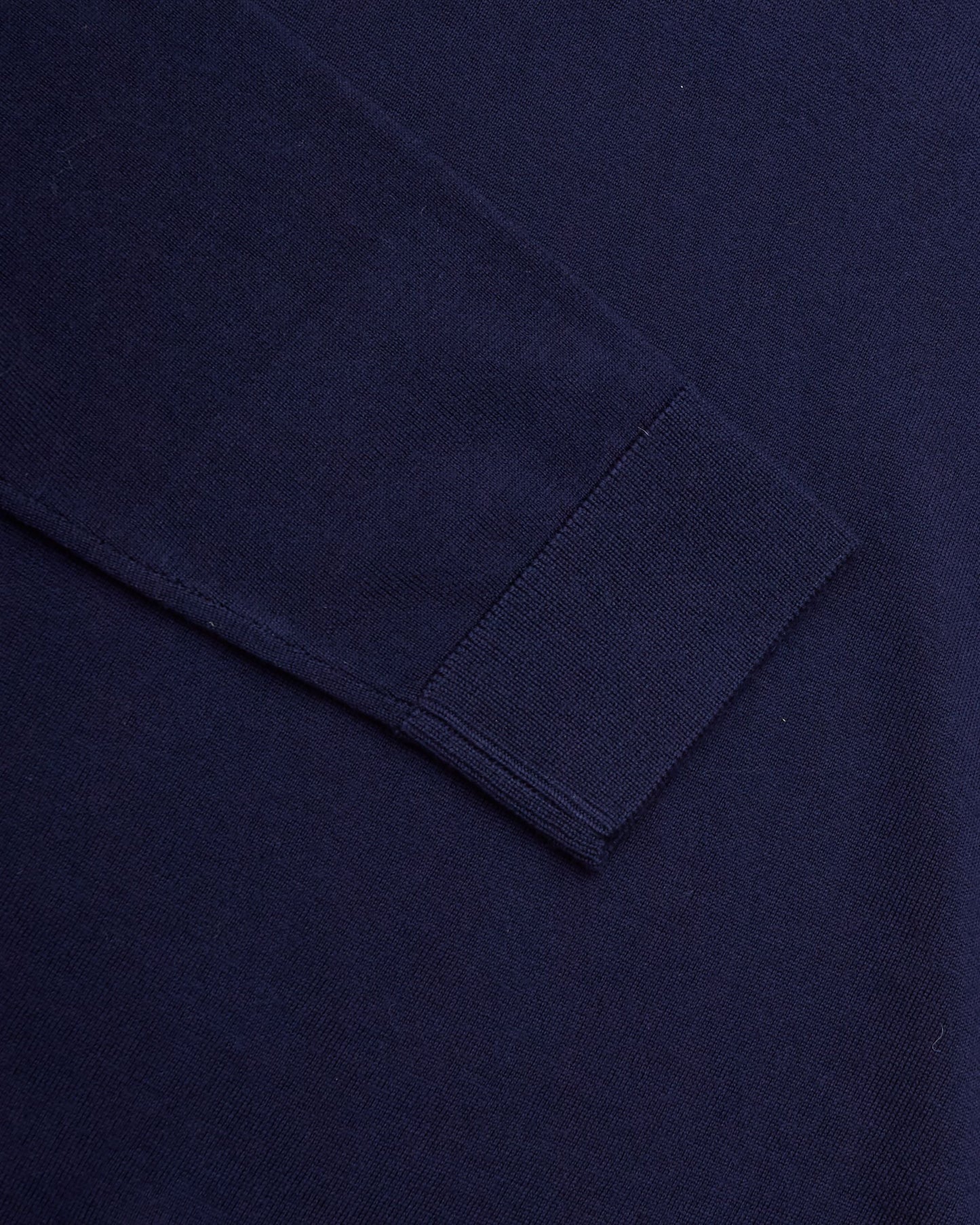 Polo Tray Knit Merino Blu