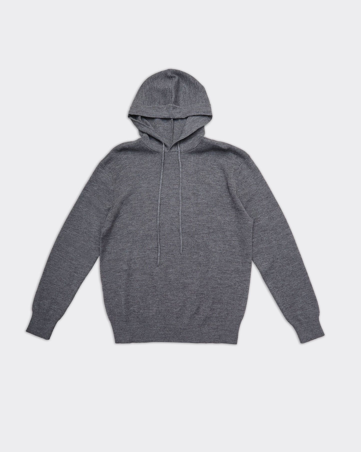 Felpa Con Cappuccio Knit Grigia